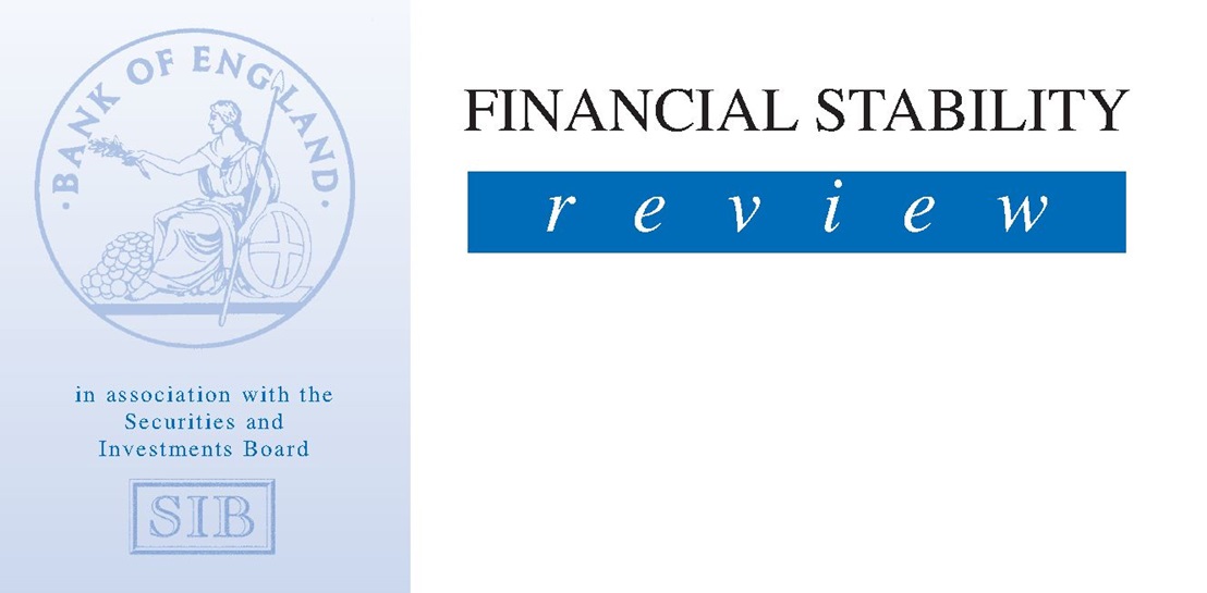 1996 Financial Stability Review publication cover