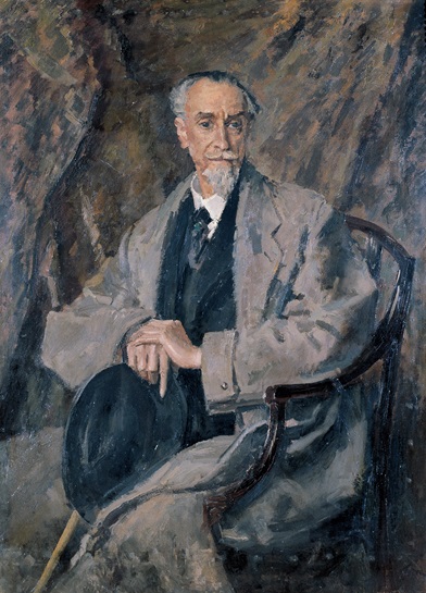 Montagu Norman portrait painting