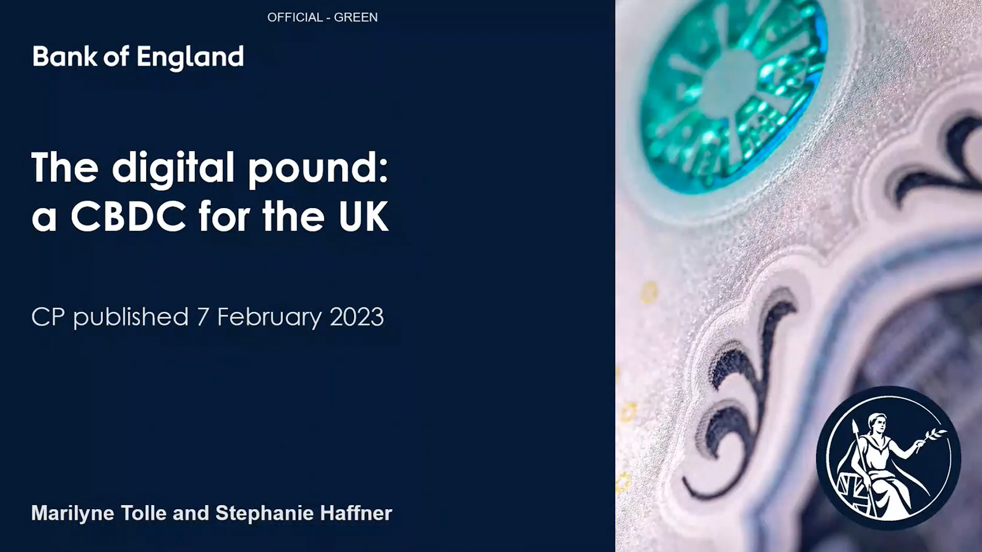 Digital pound Consultation Paper 